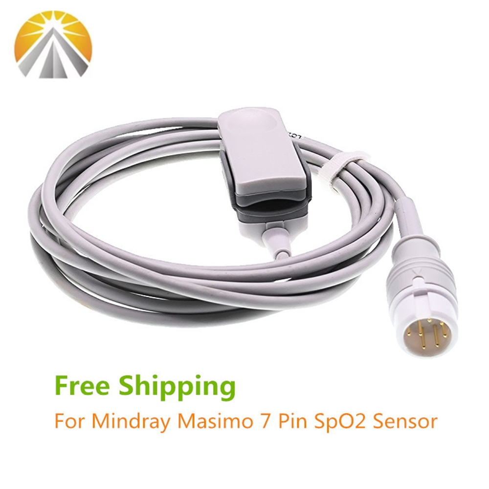 Tech Accessories - Reusable 7 Pin SPO2 Sensor for