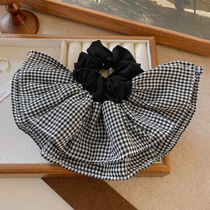 Extra Large Plaid Hair Ties El - Hi Tech Accessories ulasan dan harga