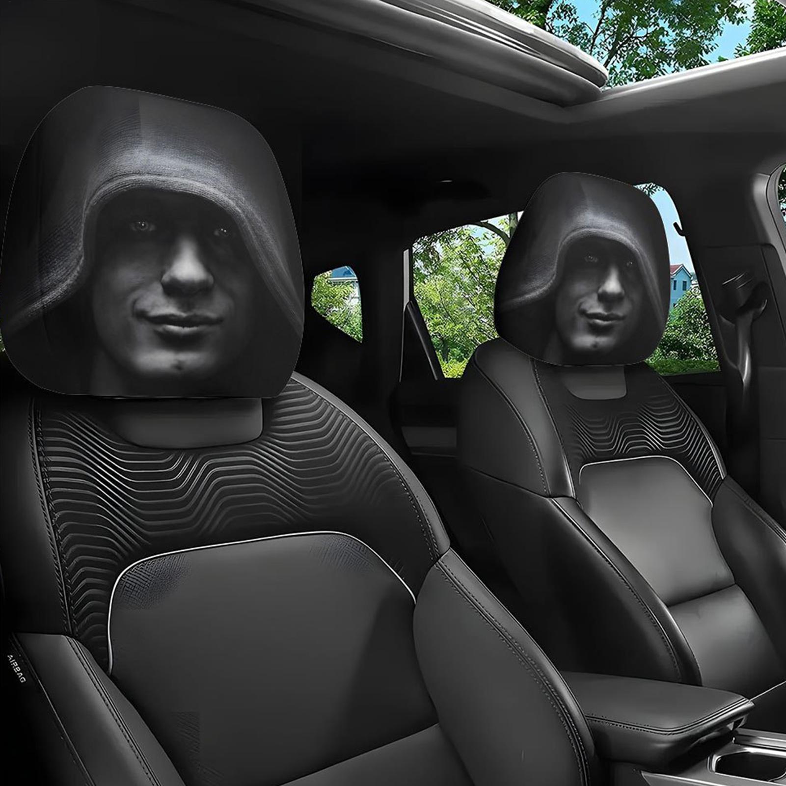 Car Headrest Funny Cover Acces - Tech Accessories For Car ulasan dan harga