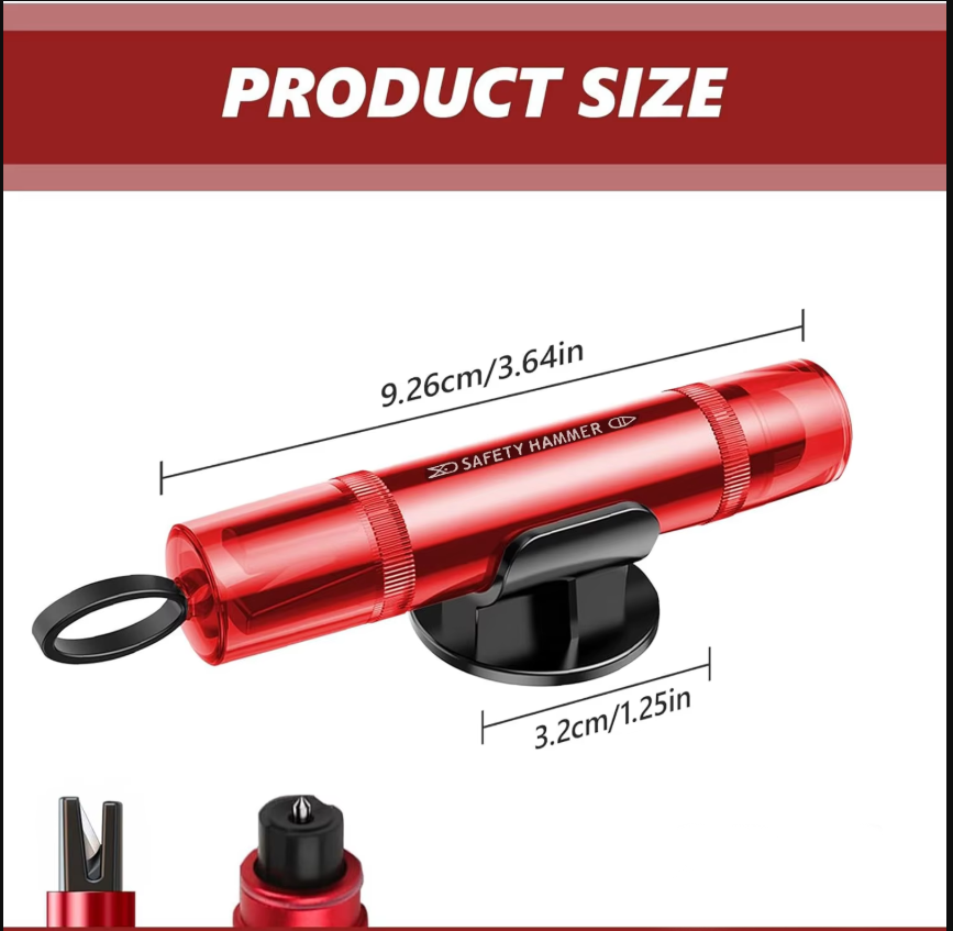 Car Safety Hammer Window Glass - Tech Accessories For Car ulasan dan harga