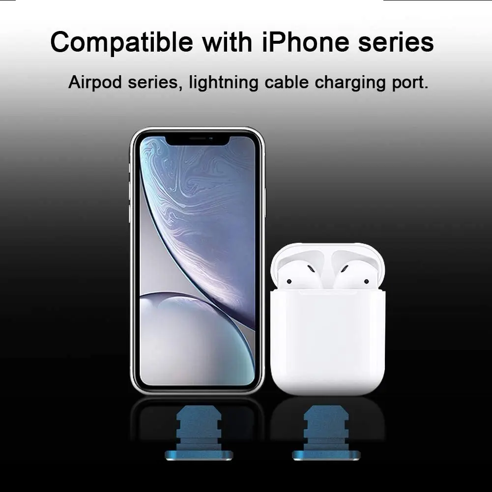 2pcs Metal Dust Plug Charging  - Tech Accessories Phone ulasan dan harga