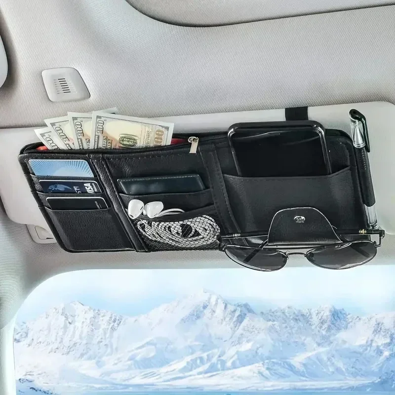 Car Sun Visor Organizer Multi- - Tech Accessories For Car ulasan dan harga