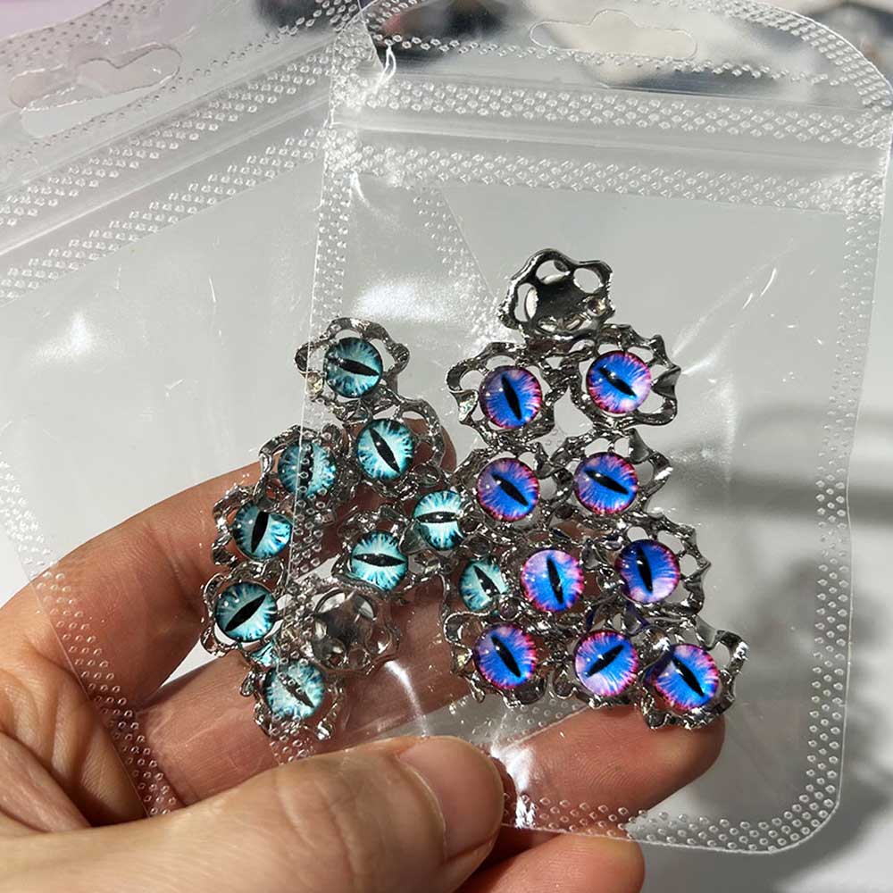 Aolly Y2K Devil Eye Nail Charm - Trending Tech Accessories ulasan dan harga