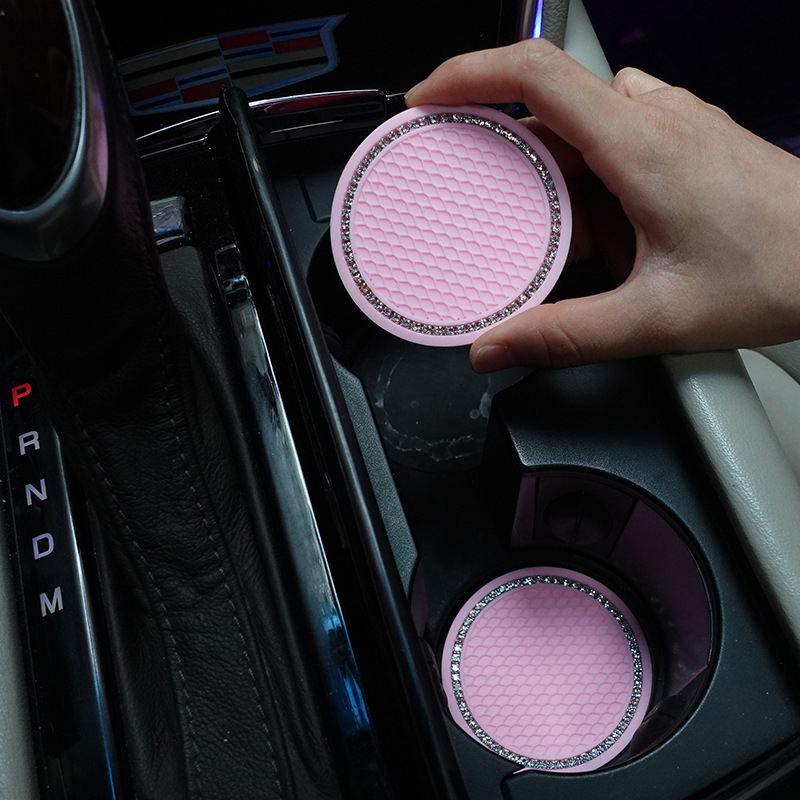 1/2Pcs Car Coaster Water Cup H - Tech Accessories For Car ulasan dan harga