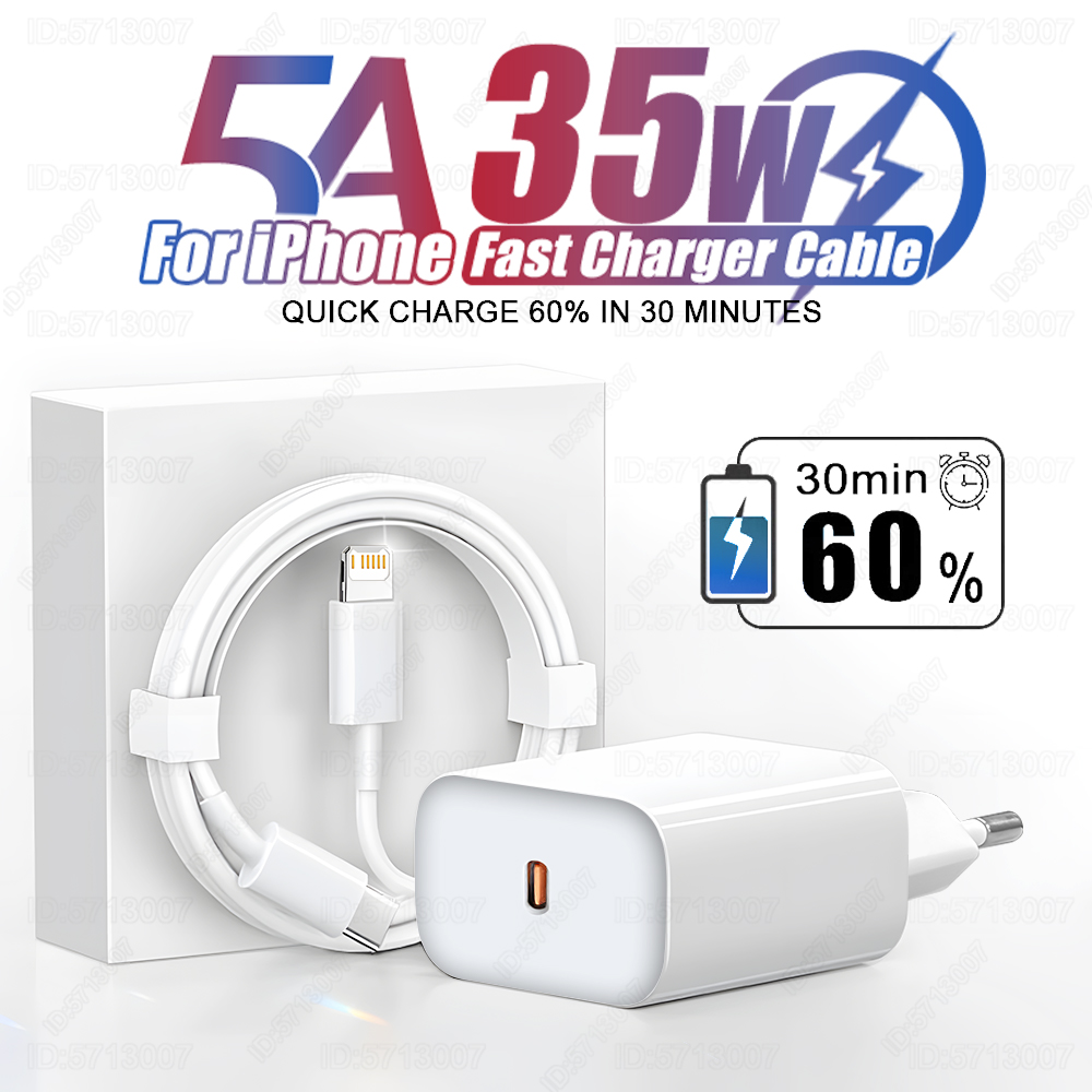 35W For iPhone Charger USB Typ - Tech Accessories Phone ulasan dan harga