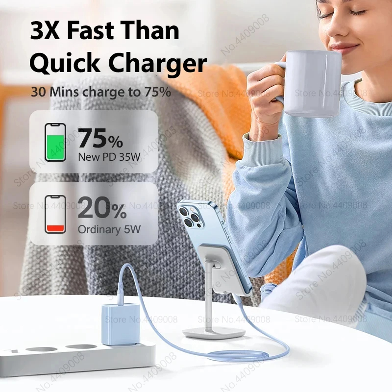 35W For iPhone Charger USB Typ - Tech Accessories Phone ulasan dan harga